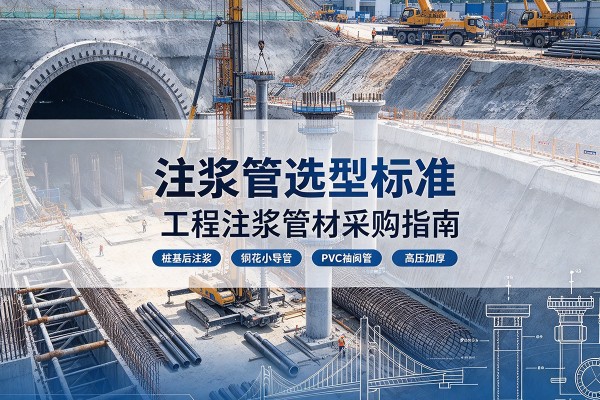 阳信注浆管选型标准