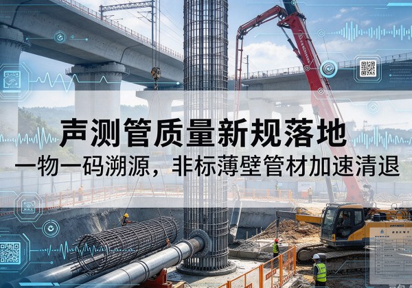 阳信声测管质量新规落地，一物一码溯源，非标薄壁管材加速清退